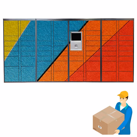 17-дюймовый сенсорный экран для использования вне помещений электронный смарт-шкафчик для посылок