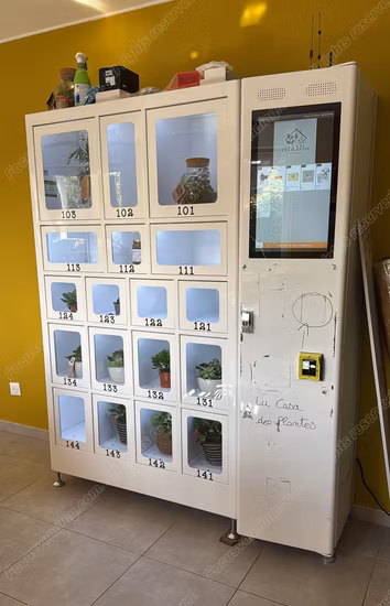 Круглосуточный интеллектуальный шкафчик для посылок в помещении